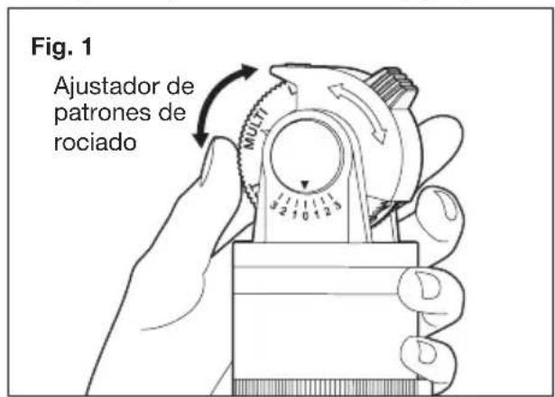 Aqua Joe AJ-6PSTB-RM - Seis patrones de rociadosecesionables - 1