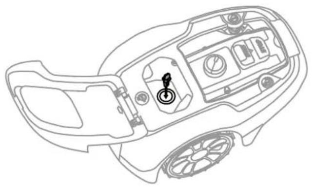 GREENWORKS Optimow 4 - INITIAL CHARGING OF THE BATTERY - 1