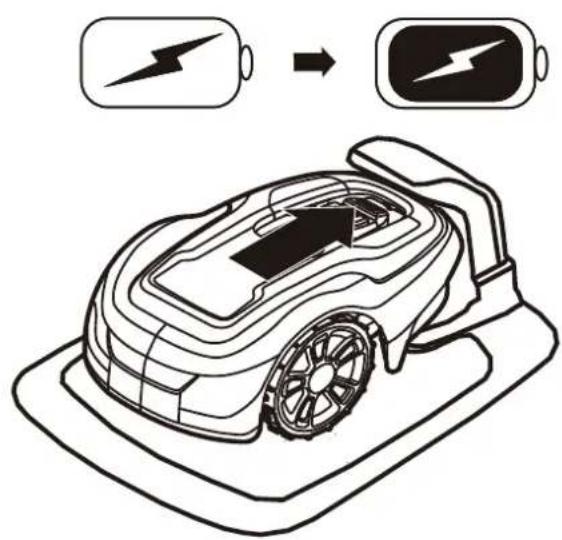 GREENWORKS Optimow 4 - MAINTAINING THE BATTERY - 1