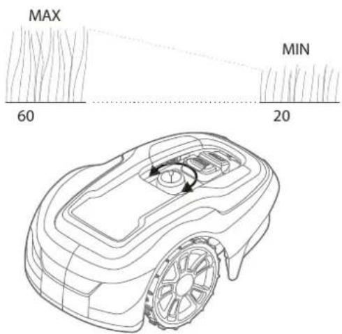 GREENWORKS Optimow 4 - LEIKKUUKORKEUDEN SÄÄTÄMINEN - 8