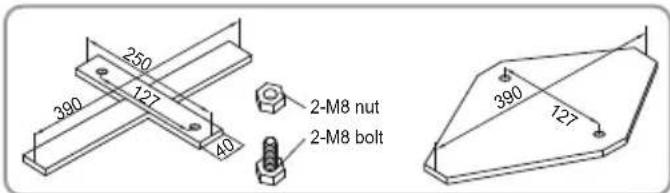 BESTWAY Fast Set 57400 - Fissaggio del basamento - 1