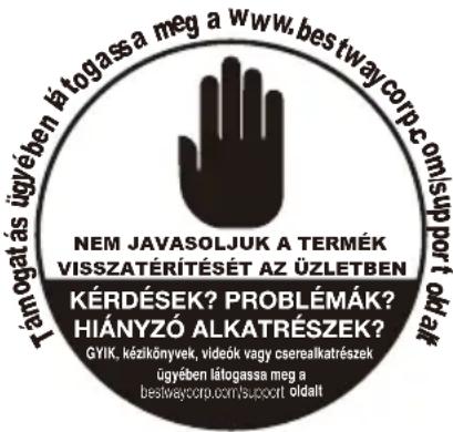 BESTWAY Fast Set 57273 - FAST SET™ MEDENCÉK HASZNÁLATI ÚTMUTATÓ - 1