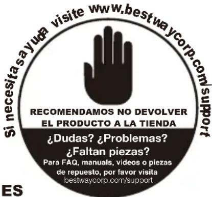 BESTWAY Fast Set 57273 - PISCINAS FAST SET™ MANUAL DE INSTRUCCIONES - 1
