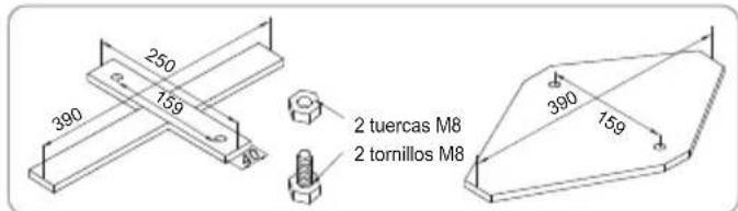 BESTWAY Fast Set 57372 - Fijación del pedestal - 1