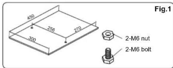 BESTWAY Power Steel 5611T - PEDESTAL FIXING Fig.1 - 1