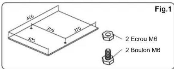 BESTWAY Power Steel 5611T - FIXATION SUR UN SOCLE Fig. 1 - 1