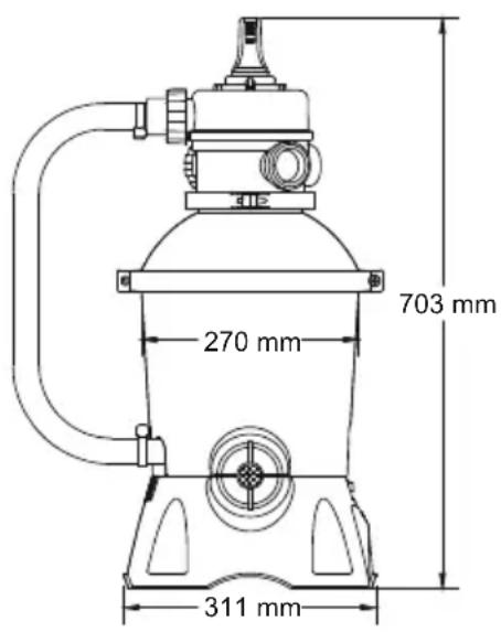BESTWAY Hydrium 56586 - TEKNISET TIEDOT - 1