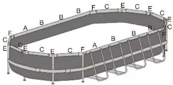 BESTWAY Power Steel 5616K - STRUCTURE - 1