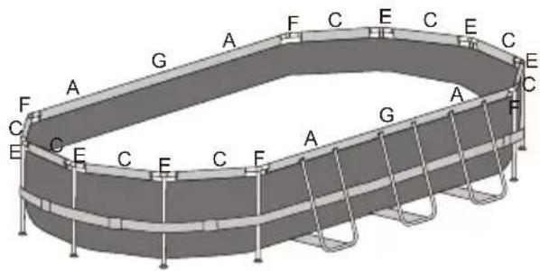 BESTWAY Power Steel 5616K - ESTRUCTURA - 1