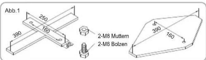BESTWAY Power Steel 56710 - SOCKELBEFESTIGUNG Abb.1 - 1