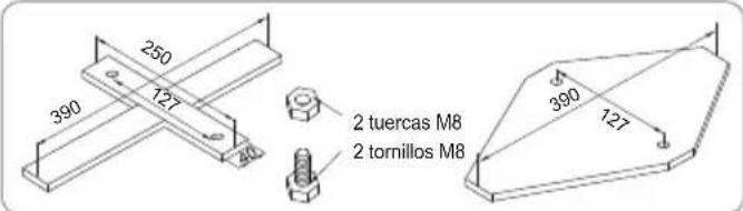 BESTWAY Steel Pro MAX 5619Y - FIJACIÓN DEL PEDESTAL - 1