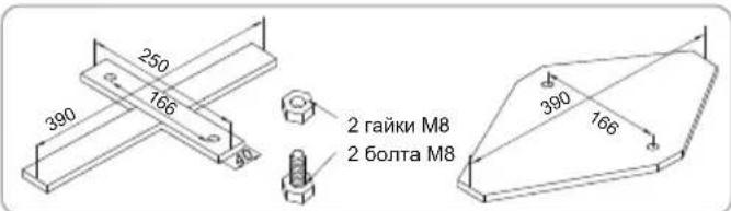 BESTWAY Steel Pro MAX 5618W - Установка основания - 1