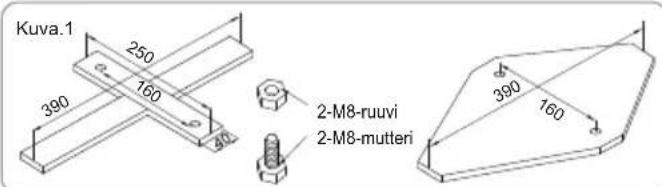 BESTWAY Steel Pro MAX 5618Y - JALUSTAN KIINNITYS Kuva 1 - 1