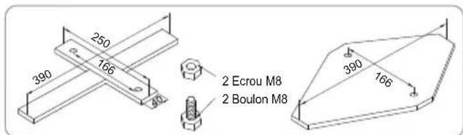 BESTWAY Steel Pro MAX 56950 - Fixation du support - 1