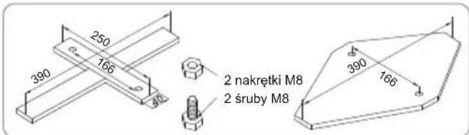 BESTWAY Steel Pro MAX 56950 - Mocowanie na podstawie - 1