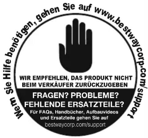 BESTWAY Steel Pro MAX 56950 - Bitte sorgfältig lessen und als künftige Referenz aufbewahren. - 1