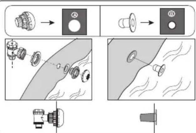 BESTWAY Steel Pro MAX 56597 - CONNECTION VALVE ASSEMBLY - 1