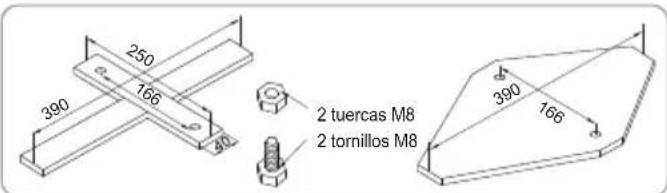 BESTWAY Steel Pro MAX 56488 - Fijación del pedestal - 1