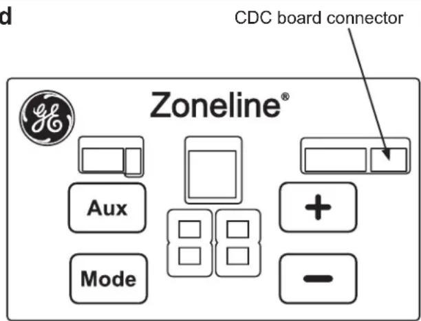 GE AZ9VH12DBM - Auxiliary Controls - Terminal Connections - 1