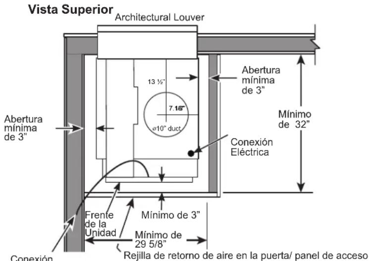 GE AZ9VH12DBM - ARMARIO UTILITARIO TÍPICO Y DIMENSIONES - 1