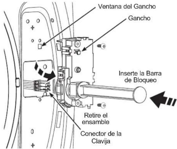 GE GFW550SPRRS - RETIRE EL ENSAMBLE DEL BLOQUEO E INSTALE EL MISMO DEL LADO OPUESTO DE LA LAVADORA (CONTINUA) - 1