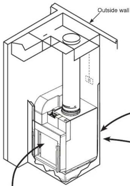 GE AZ9VH12EBM - RETURN AIR GRILLE INSTALLATION OPTIONS - 1