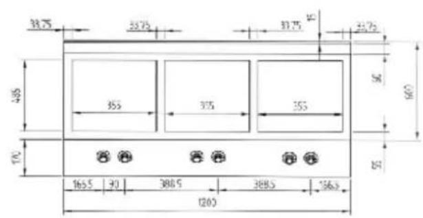 ILVE HCPT75D - Dimension des espaces d'encastrement - 4