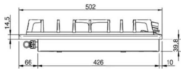 ILVE HCPT75D - Dimension des espaces d'encastrement - 1