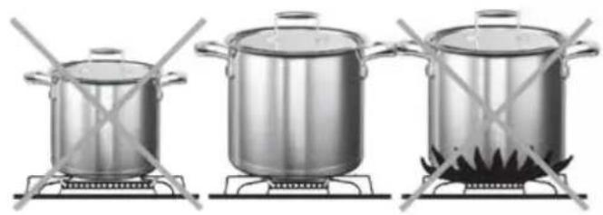 ILVE HCPT75D - Utilisation de la table de cuisson - 1