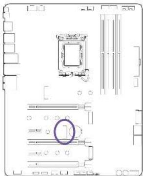 NZXT N7 Z690 - EMPLACEMENT M.2 POUR CONNECTIVITÉ SANS FIL - 2