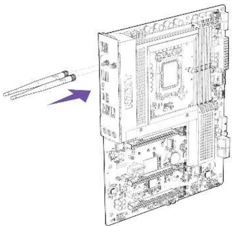 NZXT N5 Z690 - EMPLACEMENT M.2 POUR CONNECTIVITÉ SANS FIL - 3