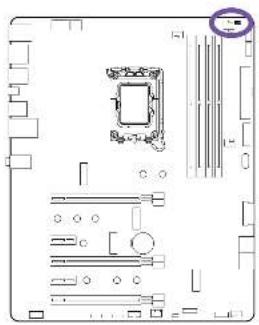 NZXT N5 Z690 - Connecteur d'effacement CMOS - 2