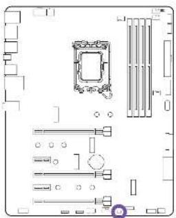 NZXT N5 Z690 - Connecteur d'effacement CMOS - 1