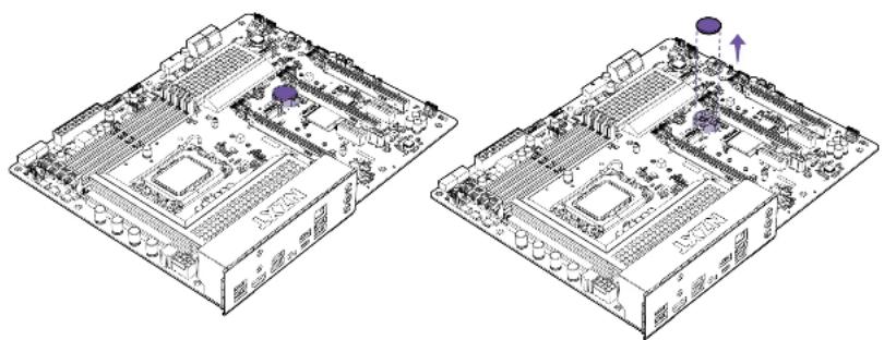 NZXT N5 Z690 - Connecteur d'effacement CMOS - 3