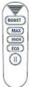 ROWENTA X-Ô 160 IX7777 - AVANT LA ÉRE UTILISATION MODES DE PUISSANCE - 1