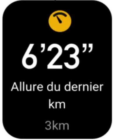 AMAZFIT Bip 3 Pro - Alerte par km - 1