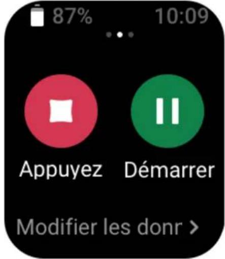 AMAZFIT Bip 3 Pro - Mettre en pause, continuer et mettre fin à l'entraînement - 1