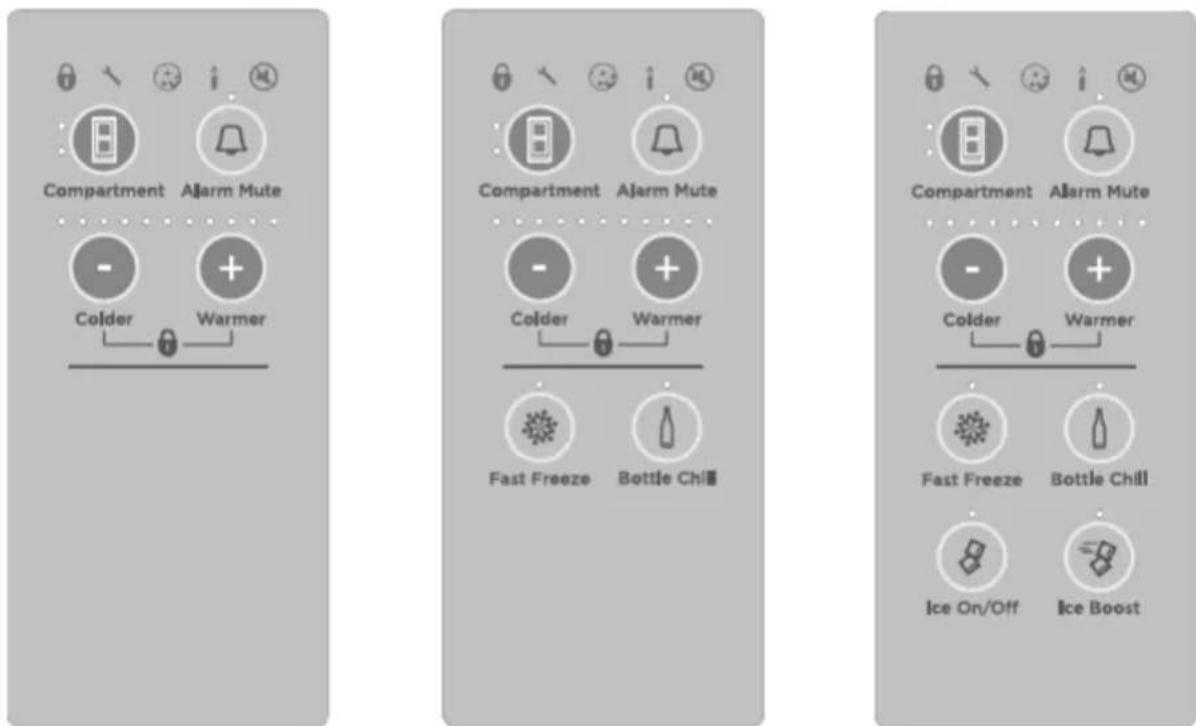 Fisher & Paykel RF135BDRX4_N - Réglage de température (tous les modèles) - 1