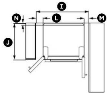 Fisher & Paykel RF135BDRX4_N - Dimensions du produit et de l'encastrement - 6
