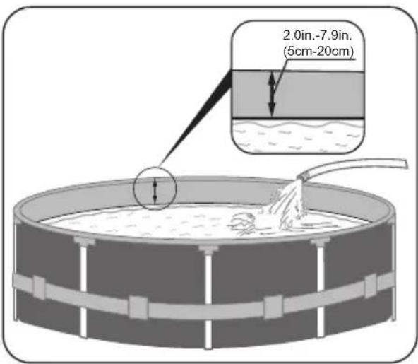 BESTWAY Hydro-Force 15180 - FILLING POOL WITH WATER - 1