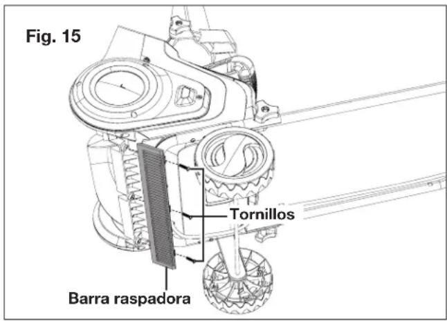 Snow Joe 24V-X2-SB15 - Reemplazo de la barra raspadora - 1
