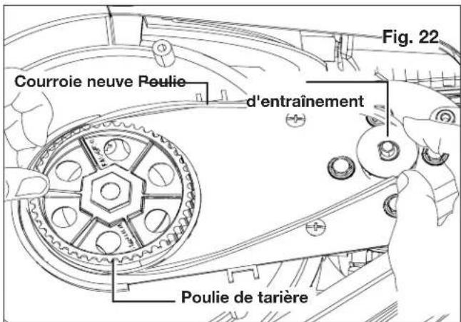 Snow Joe 24V-X2-SB15 - Remplacement de la courroie - 2