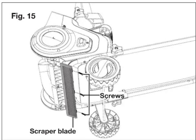 Snow Joe 24V-X2-SB15 - Replacing the Scraper Blade - 1