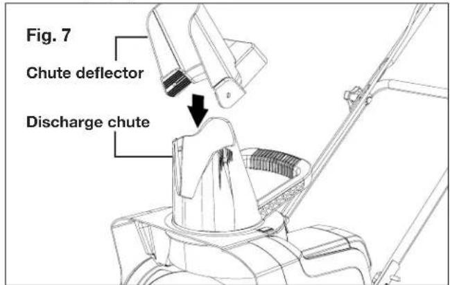 Snow Joe 24V-X2-SB15 - Discharge Chute Assembly - 1