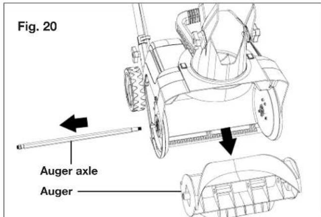 Snow Joe 24V-X2-SB15 - Replacing the Auger Blades - 5