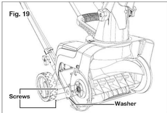 Snow Joe 24V-X2-SB15 - Replacing the Auger Blades - 4