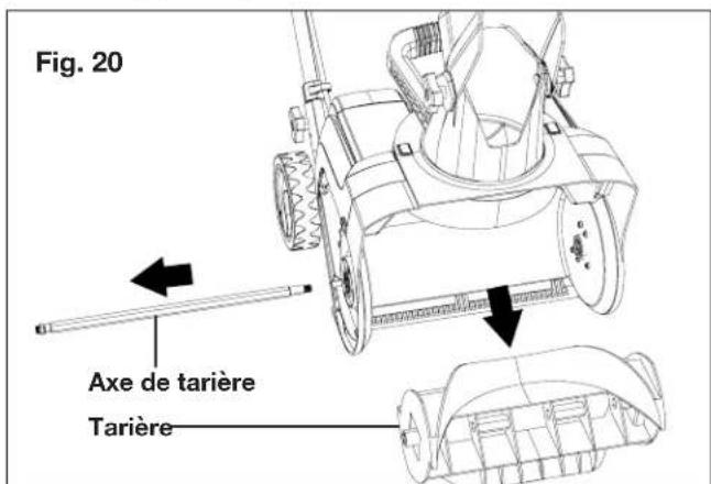 Snow Joe 24V-X2-SB15 - Remplacement de la tarière - 5