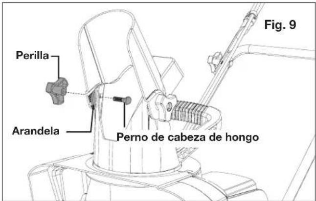Snow Joe 24V-X2-SB15 - Ensamblado del conducto de descarga - 3