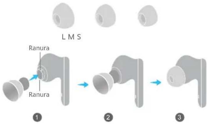 HUAWEI FreeBuds 5i - Cómo cambiar los tapones - 1