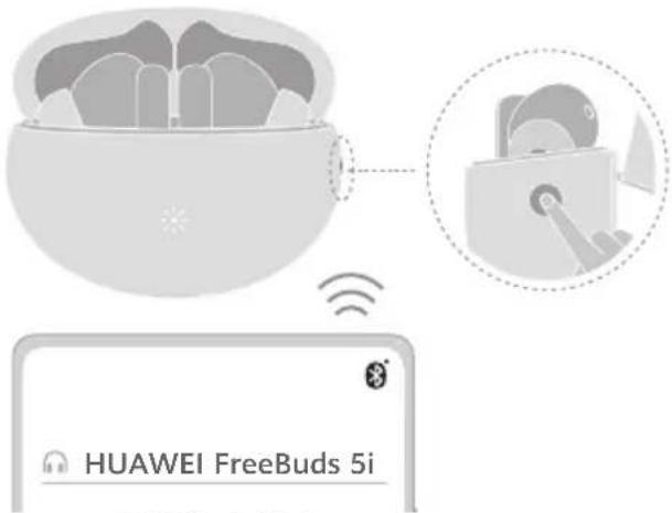 HUAWEI FreeBuds 5i - Emparelhamento e ligação - 2
